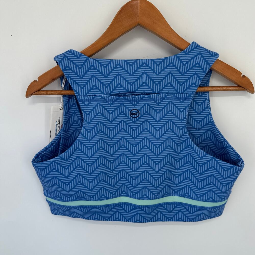 VINEYARD VINES NWT Printed Performance Sports Bra // L - Picture 6 of 7